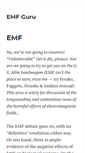 Mobile Screenshot of emfguru.com